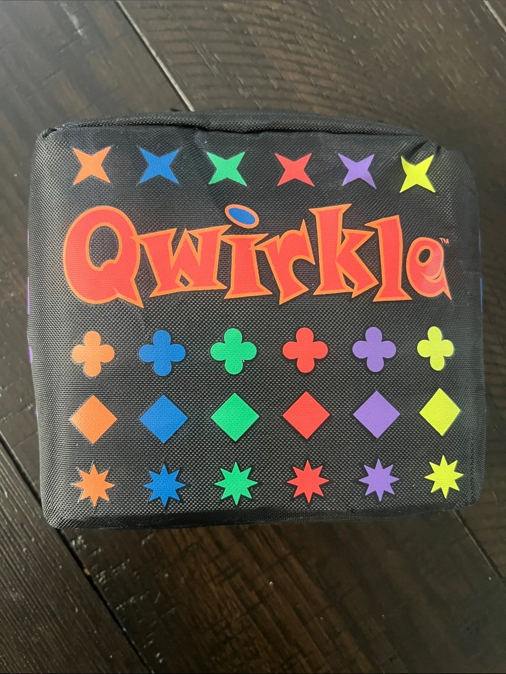 Soft Travel Game - Black with Multicolor Shapes